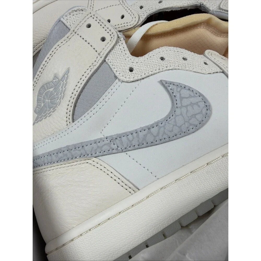 NEW Air Jordan 1 Retro High OG Sail/University Red -Pale Ivory  Size- 13M